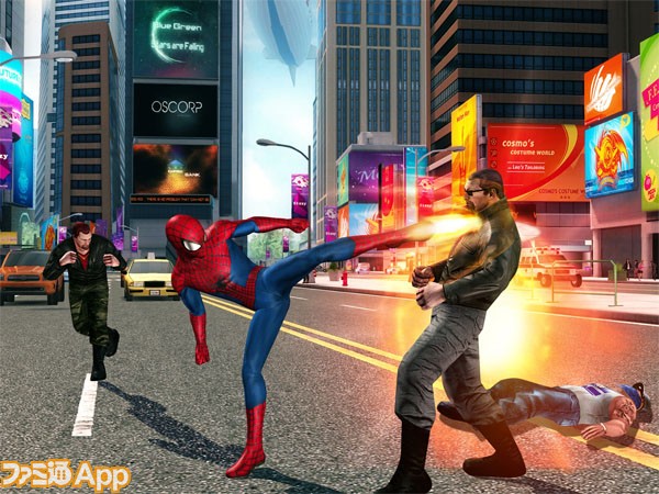 ゲームロフトから映画 アメイジング スパイダーマン2 公式ゲーム配信決定 ファミ通app