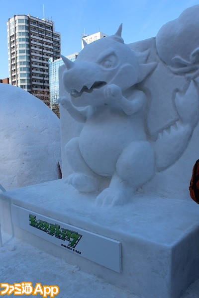 さっぽろ雪まつり モンスト のあのモンスターがリアルな雪像に ファミ通app