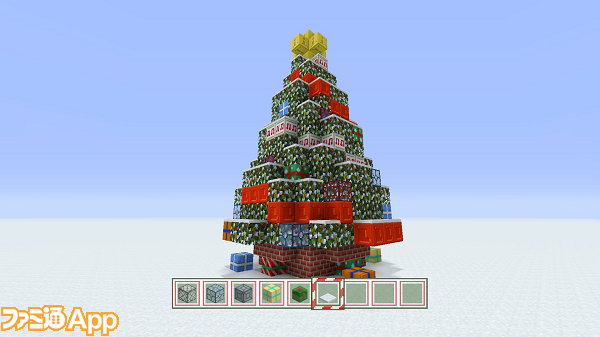 マイクラ仕様 のクリスマスツリーが赤坂サカスに やっぱりブロックで再現 ファミ通app