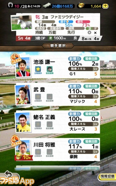 ダービーロード攻略 勝てる馬を育てるための 調教 レース の選びかた スマホゲーム情報ならファミ通app