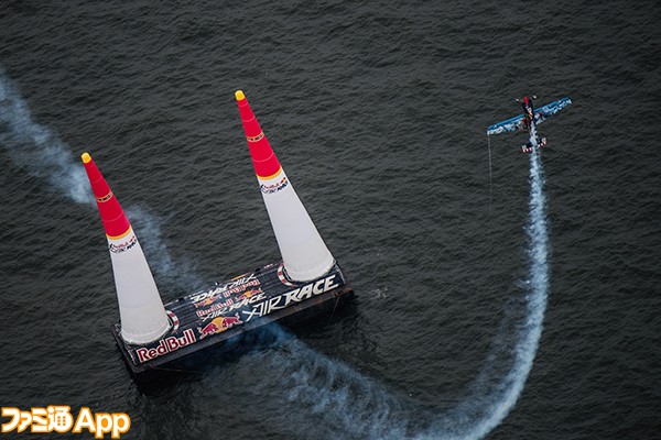 Petr Kopfstein of Czech Republic performs during the finals of the third stage of the Red Bull Air Race World Championship in Chiba, Japan on June 5, 2016.