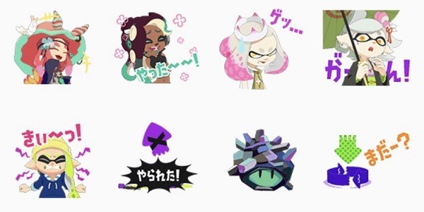 スプラトゥーン2 の動くlineスタンプ発売 テンタクルズ のイイダ ヒメも登場 ファミ通app