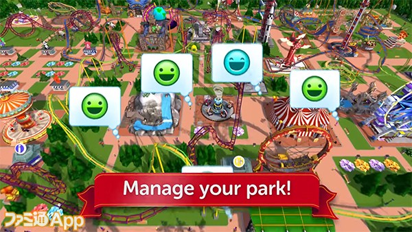 事前登録 自分だけの遊園地作りを楽しめる経営slg ローラーコースタータイクーン タッチ の事前登録がスタート スマホゲーム情報ならファミ通app