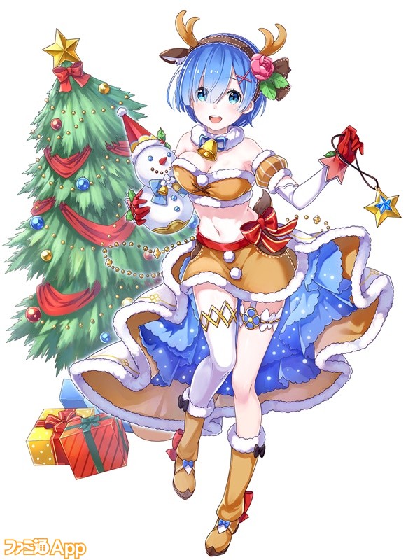 レム好き大興奮の聖夜に！クリスマスで萌える『白猫』×『リゼロ』コラボを紹介！ | ファミ通App【スマホゲーム情報サイト】