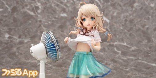 アイドルマスター シンデレラガールズ 扇風機で涼を取る 遊佐こずえ のフィギュアが登場 ファミ通app