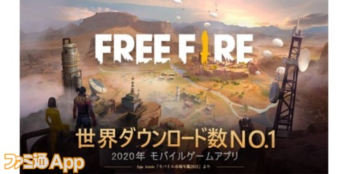 Free Fire 年ゲームアプリのダウンロード数世界1位を獲得 2年連続の快挙を達成 ファミ通app