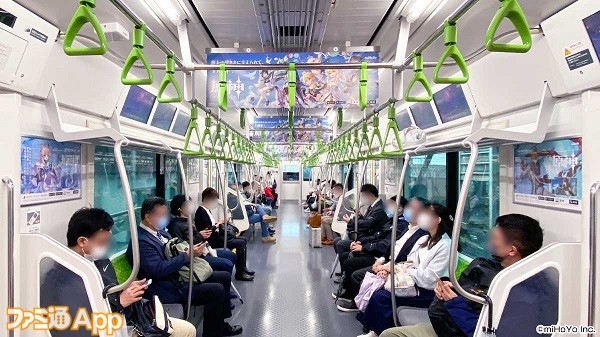 原神 1周年を記念したjr山手線ラッピングトレインでの車両ジャックを実施 スマホゲーム情報ならファミ通app