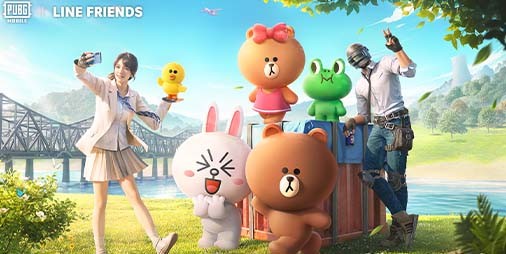 PUBG MOBILE』と“LINE FRIENDS”のタイアップが本日（2/2）より